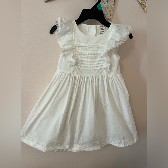 Oshkosh baby white lace dress 18 months - Picture 1 of 5